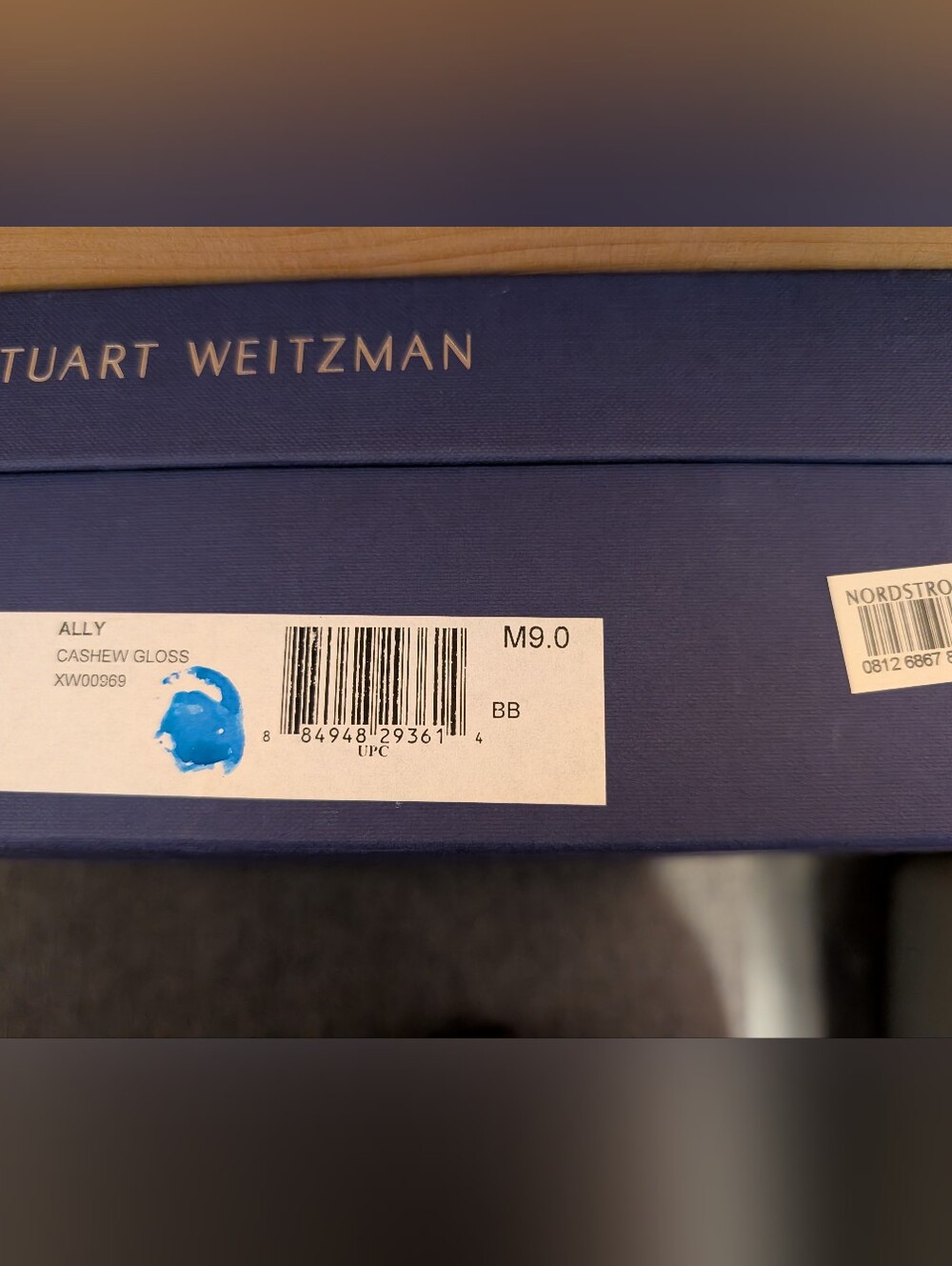 Stuart Weitzman Ally Cashew Gloss Heels * Gorgeous *9b...Brand New In Box - Picture 4 of 4